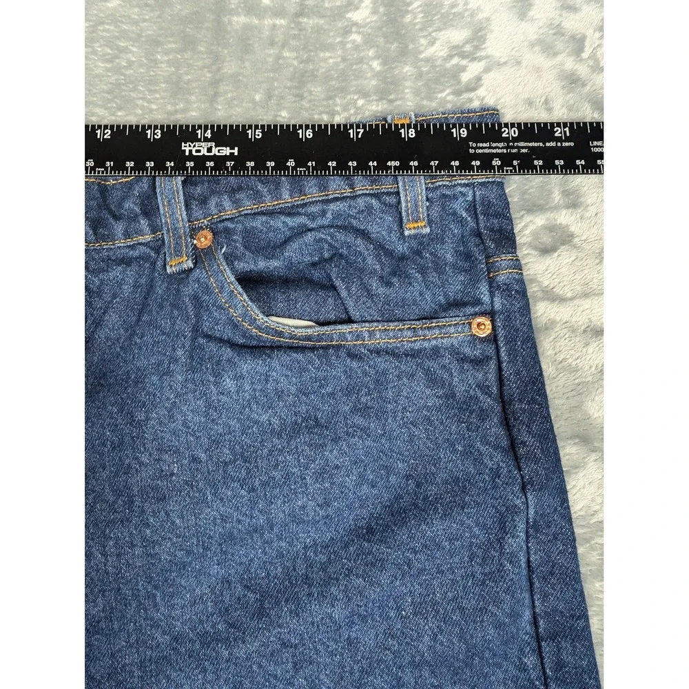Vintage Levis 505 Jeans Mens 42x32 Blue Denim Regular Fit Straight Leg USA 90s